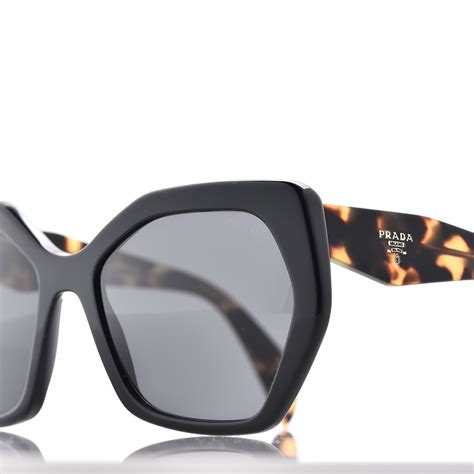 PRADA Sunglasses SPR 16R Black Tortoise.